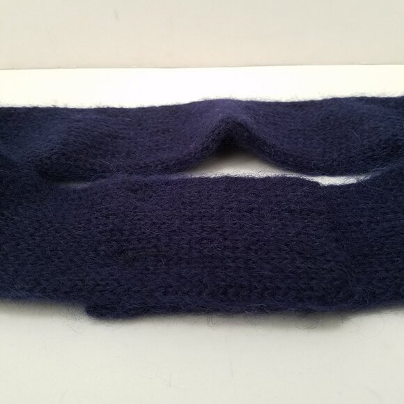 MANOUSH Sweater Knit Fuzzy Snap Belt - Picture 3 of 4